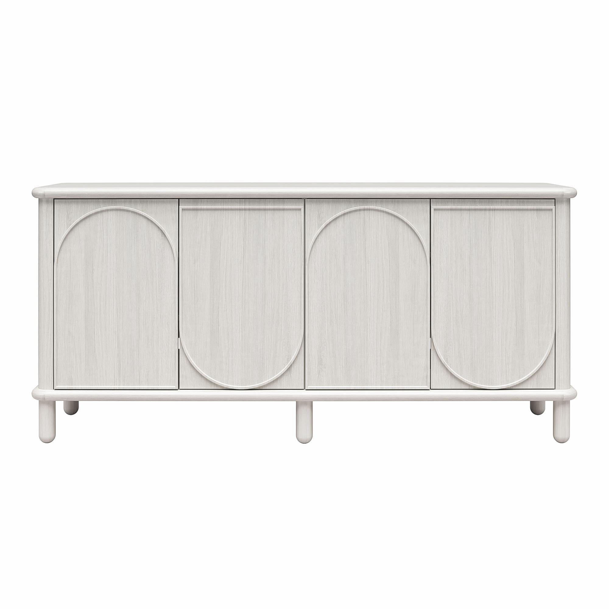 Selena - Credenza - Rustic White