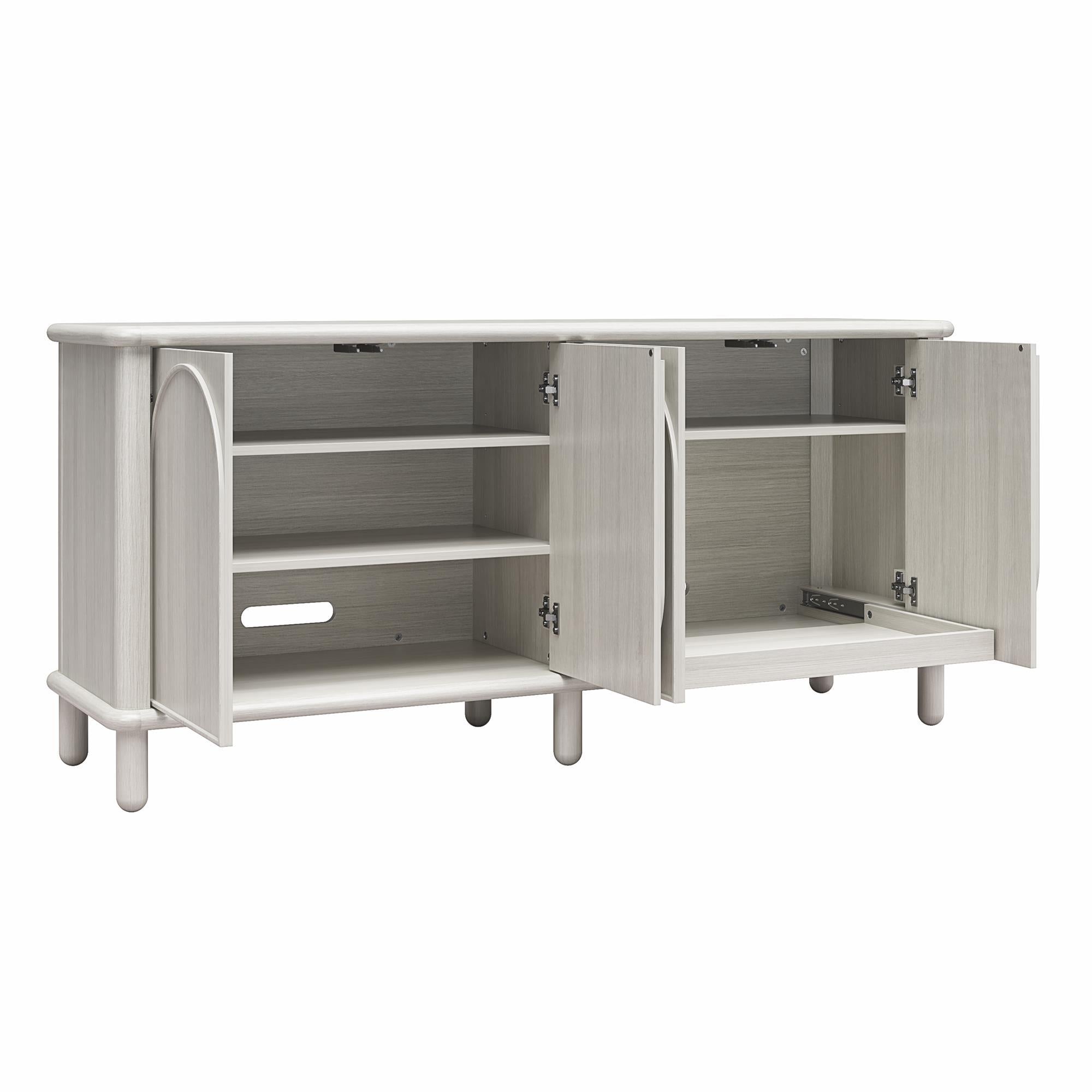 Selena - Credenza - Rustic White