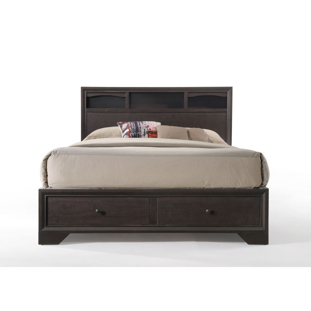 ACME The Madison II bedroom collection features spacious storage. Clean lines and modern style are perfectly matched together, offering a sense of technology to new generation. | Meri Furniture
