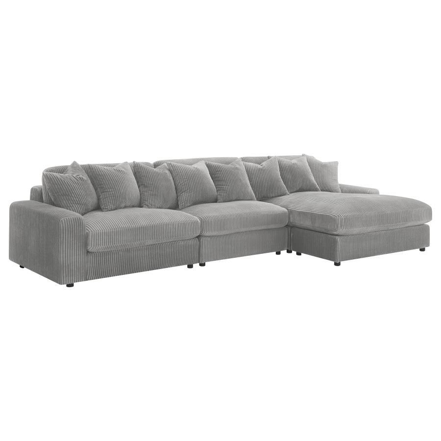Coaster Fine Furniture Blaine - Reversible Upholstered Chaise Sectional Sofa | Meri Furniture