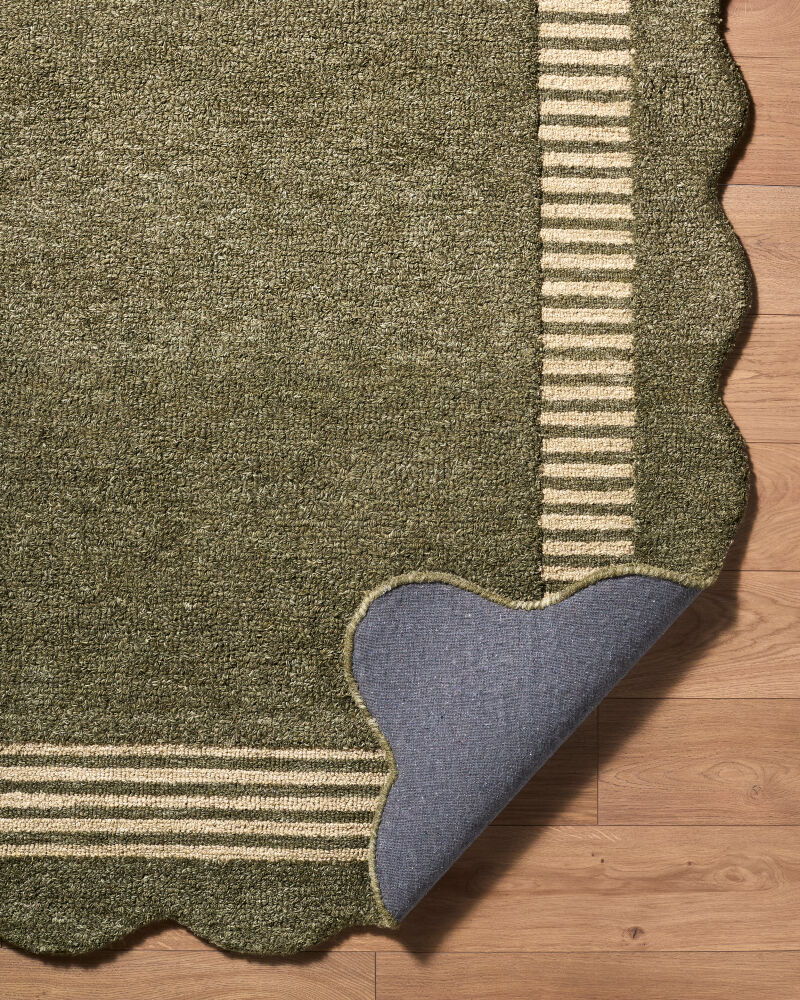 Scalloped Handmade Rug