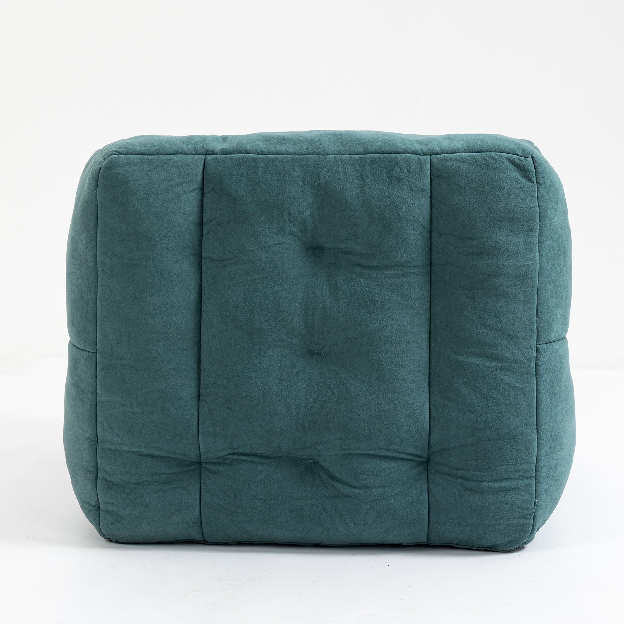Modern Indoor Fluffy Bean Bag Chair With Memory Foam And Ottoman, Super Soft