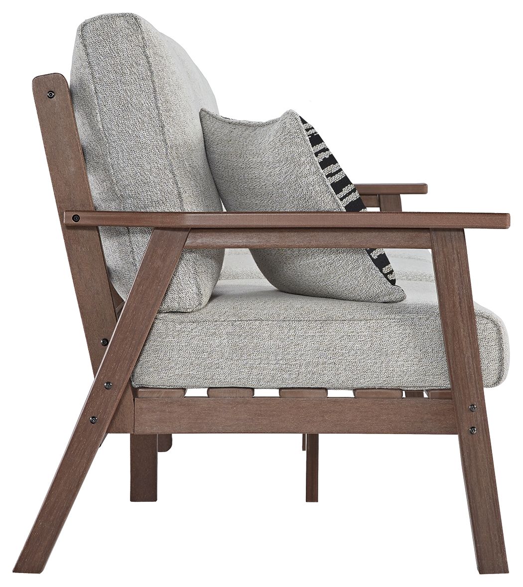 Signature Design by Ashley® Emmeline - Brown / Beige - Sofa With Cushion | Meri Furniture
