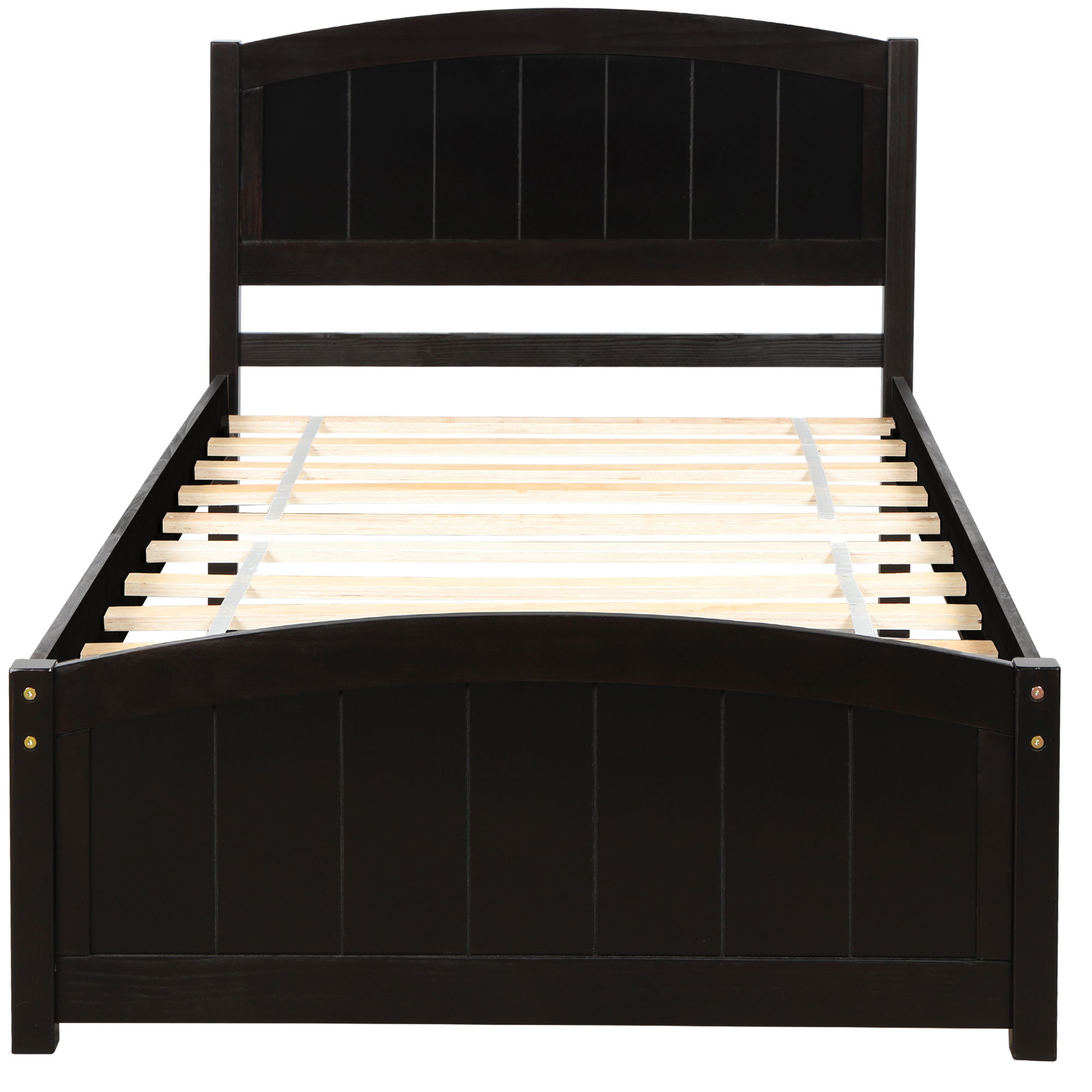 Platform Bed & Headboard, Footboard And Wood Slat Support
