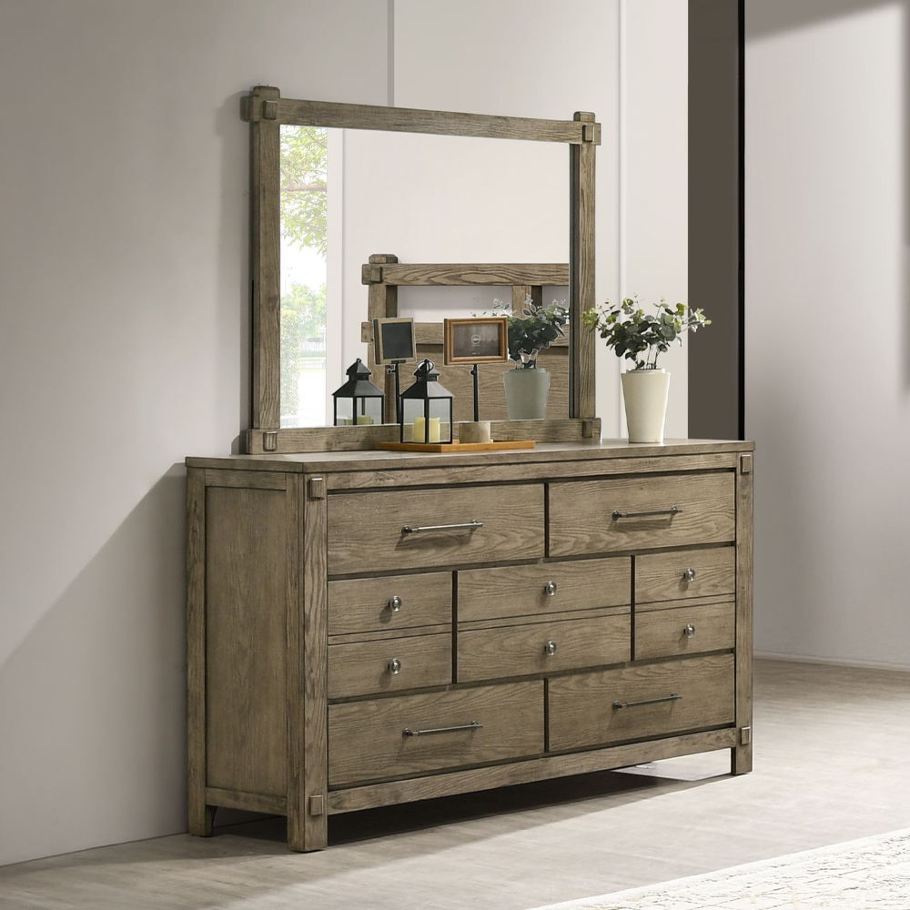 Colton - Dresser - Antique White Oak