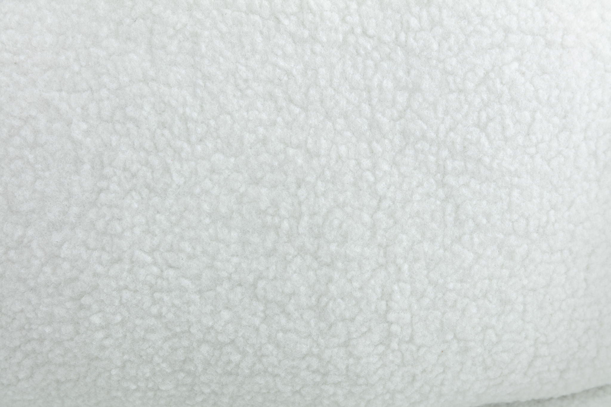 Teddy Fabric Rocking Chair With Packet Wood Legs - Ivory