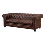 Furniture of America Stanford - Sofa - Brown | Meri Furniture