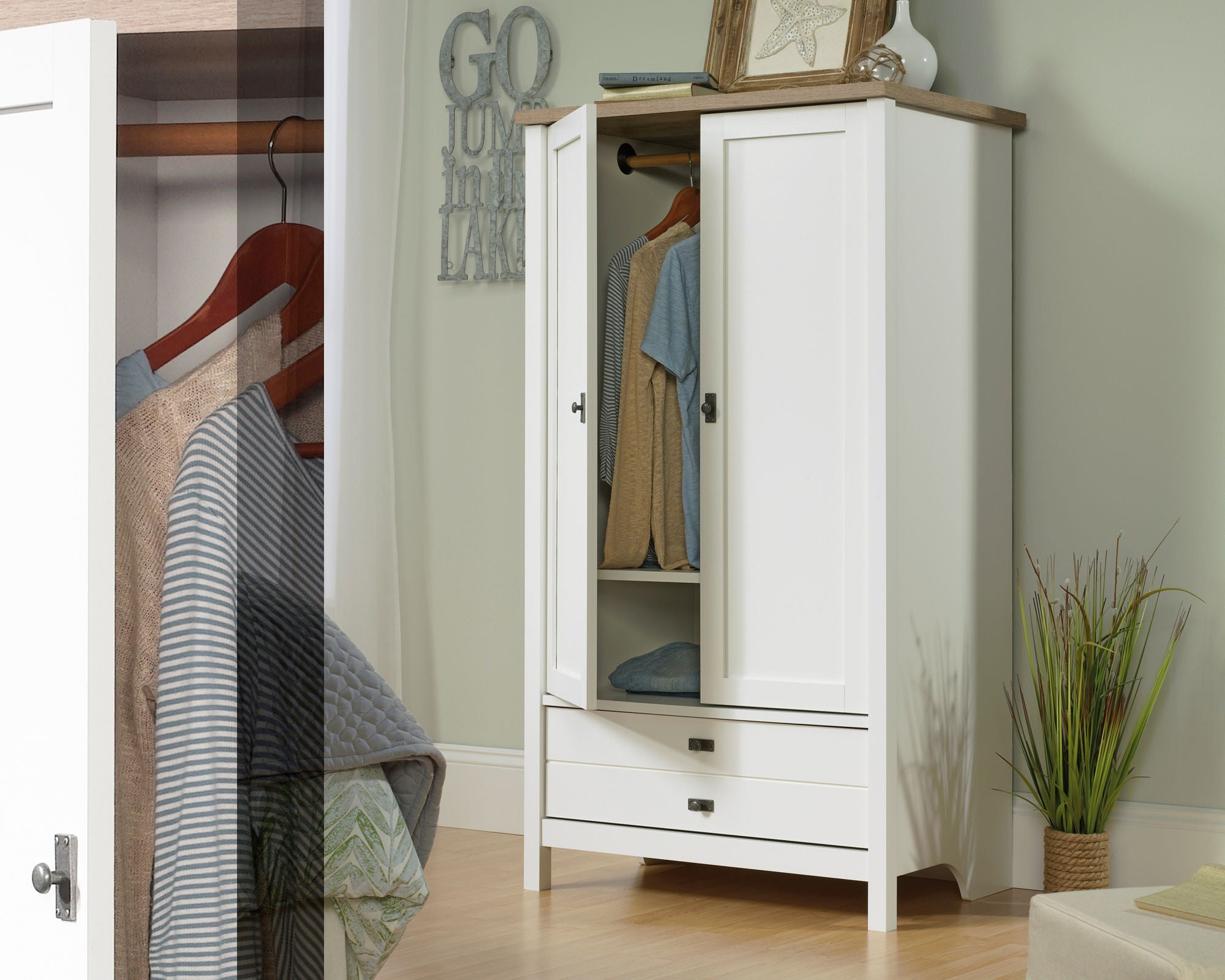 Cottage Road Armoire with drawer