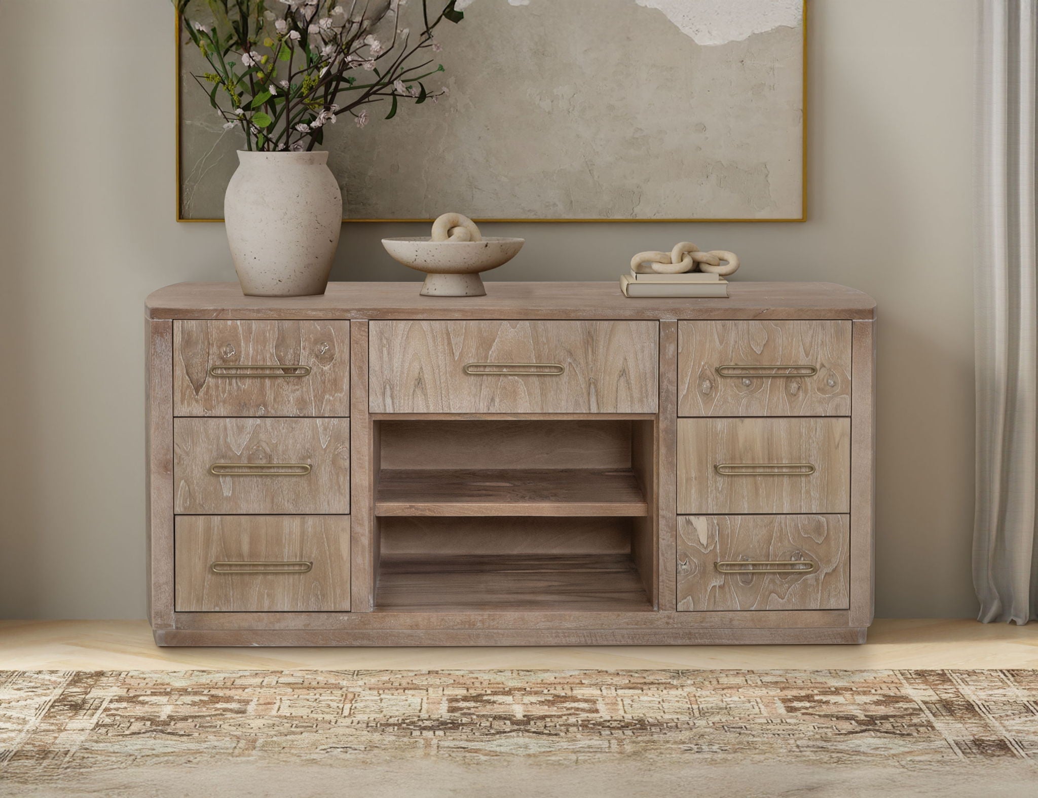 Balam - Console - Ivory White