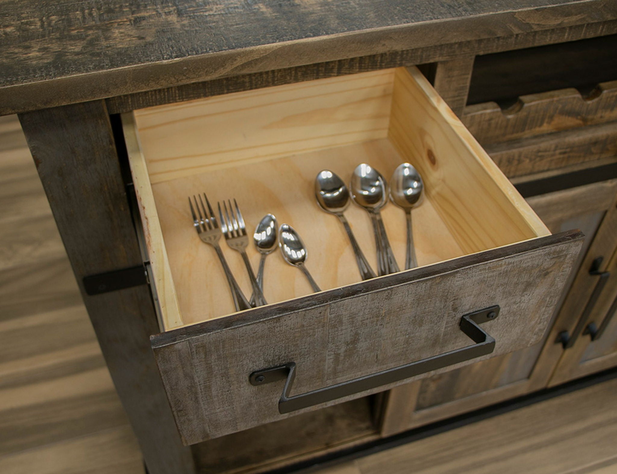 Loft - Bar - Two Tone Gray / Brown