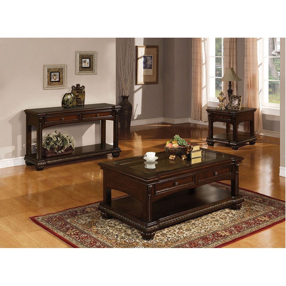 ACME Anondale - End Table - Cherry | Meri Furniture