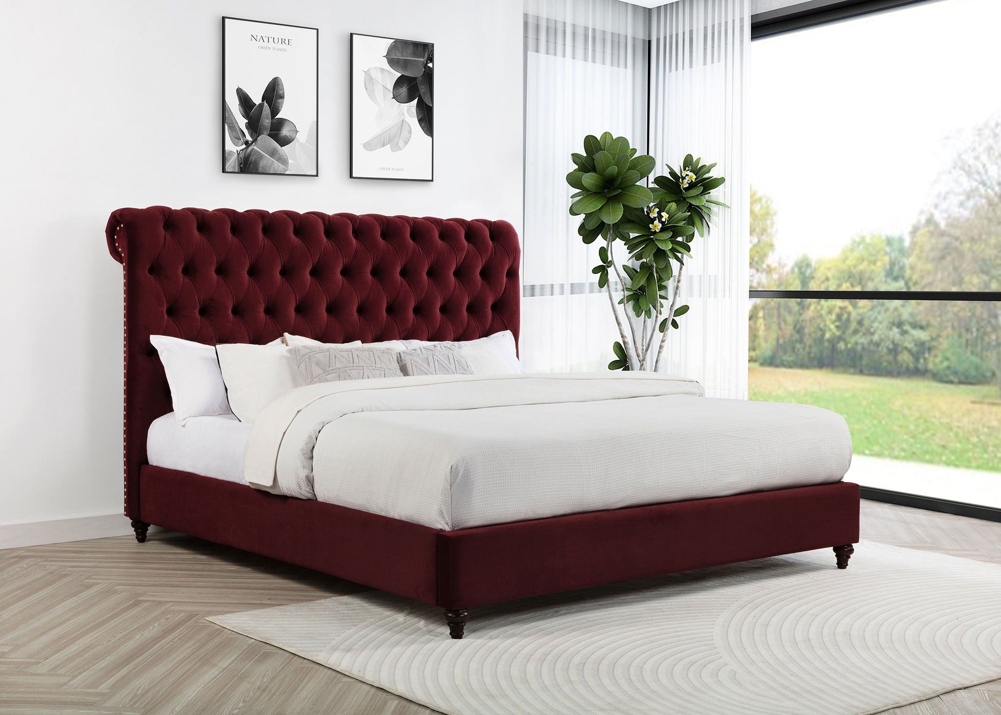 Coaster Fine Furniture Devon - Upholstered Panel Bed | Meri Furniture