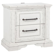 Mckinney - 2-Drawer Nightstand With Dual USB - Vintage White