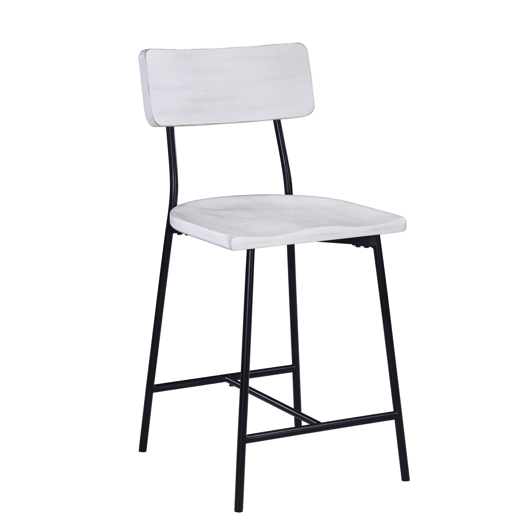 Badin - Counter Stool - White Washed