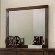 Furniture of America Rexburg - Mirror - Wire - Brushed Rustic Brown | Meri Furniture