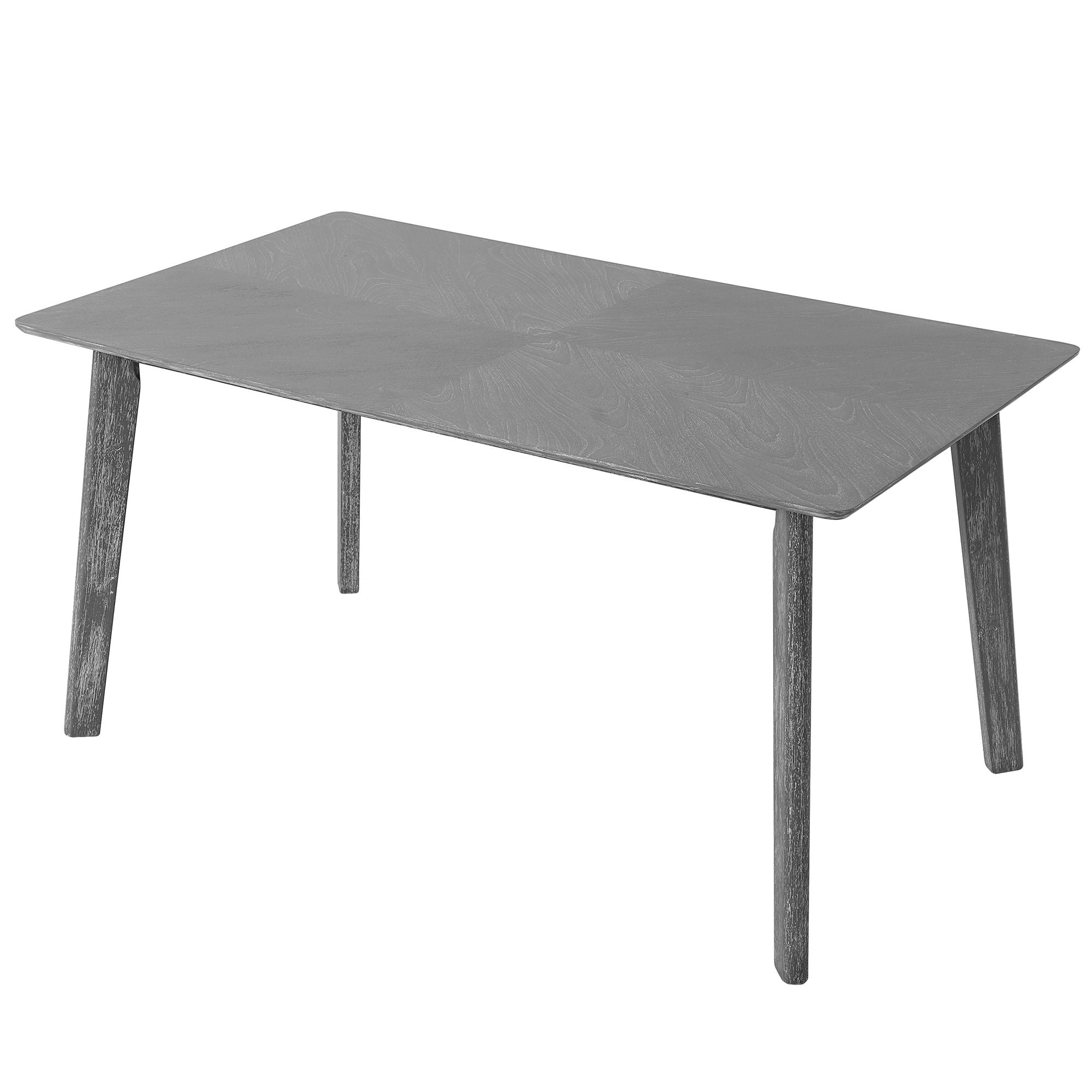 Rustic Farmhouse Dining Room Rectangular Table With 4 Upholstered Chairs And Bench