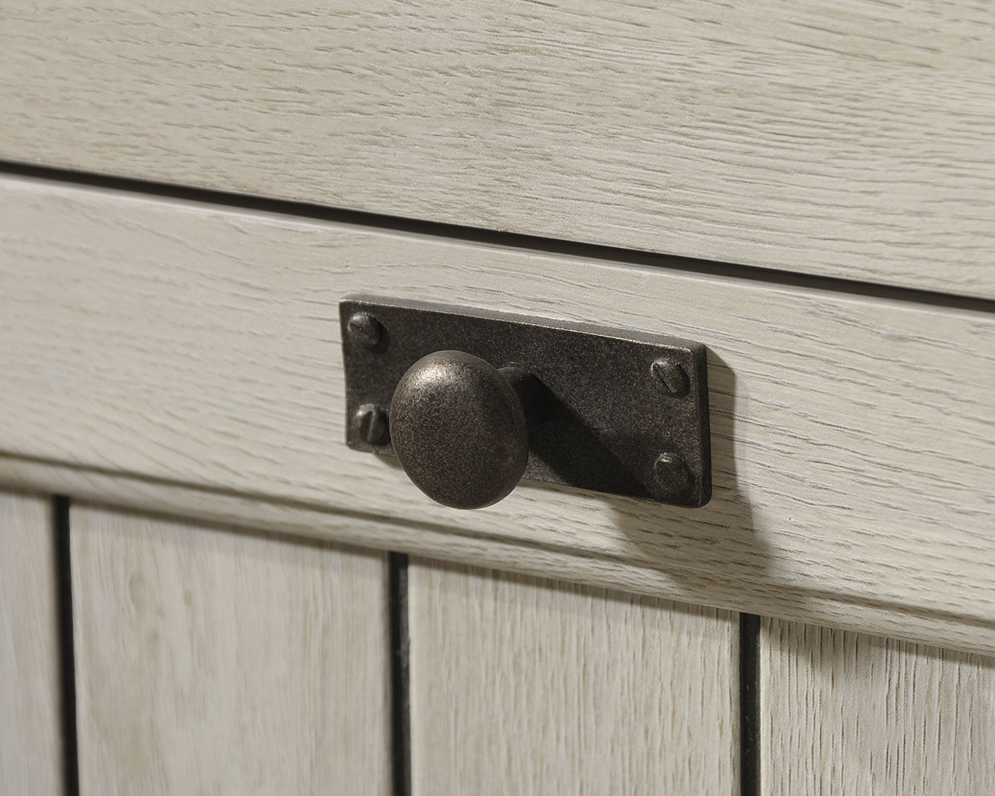 Costa Computer Desk Chalked Chestnut