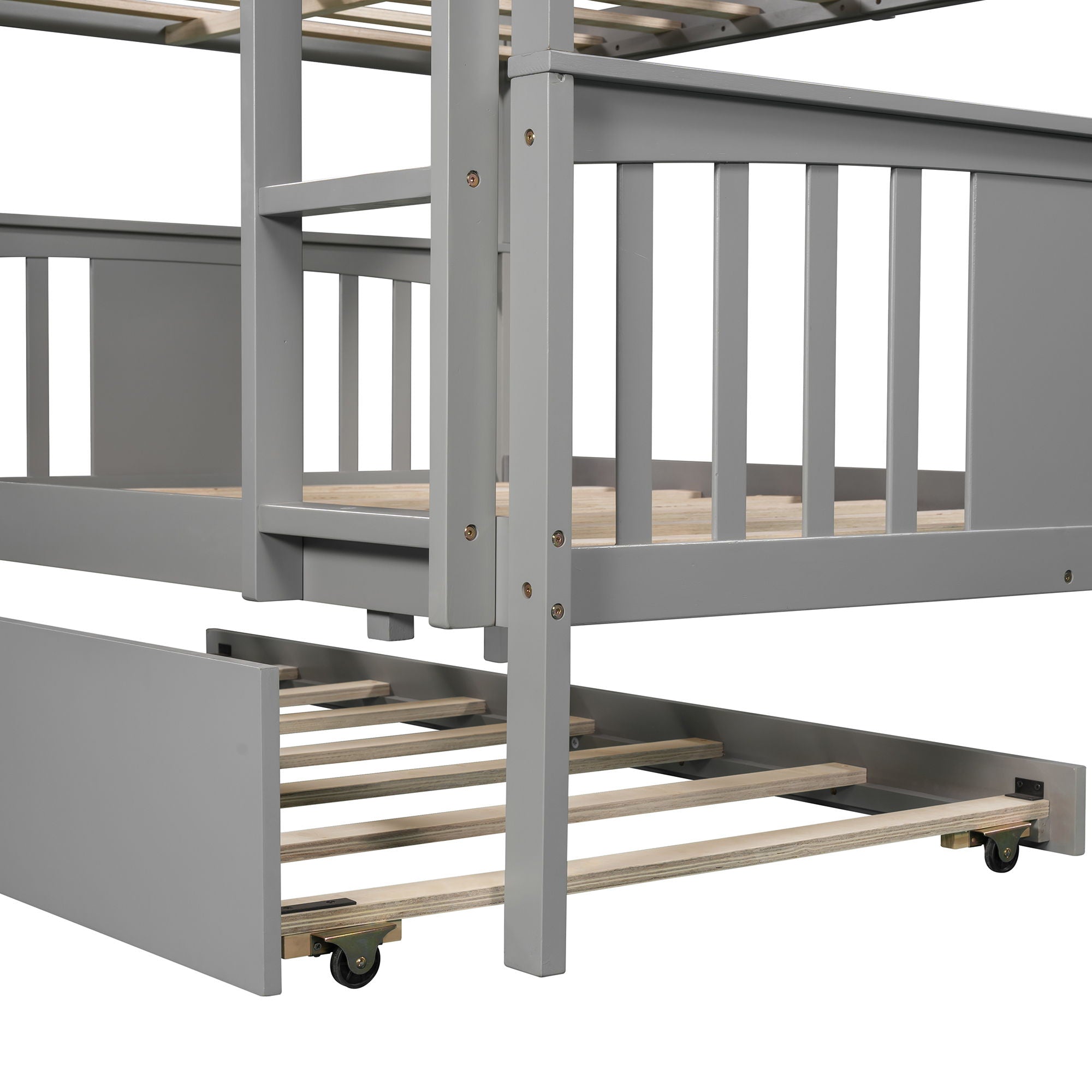 Bunk Bed With Ladder For Bedroom, Guest Room Furniture