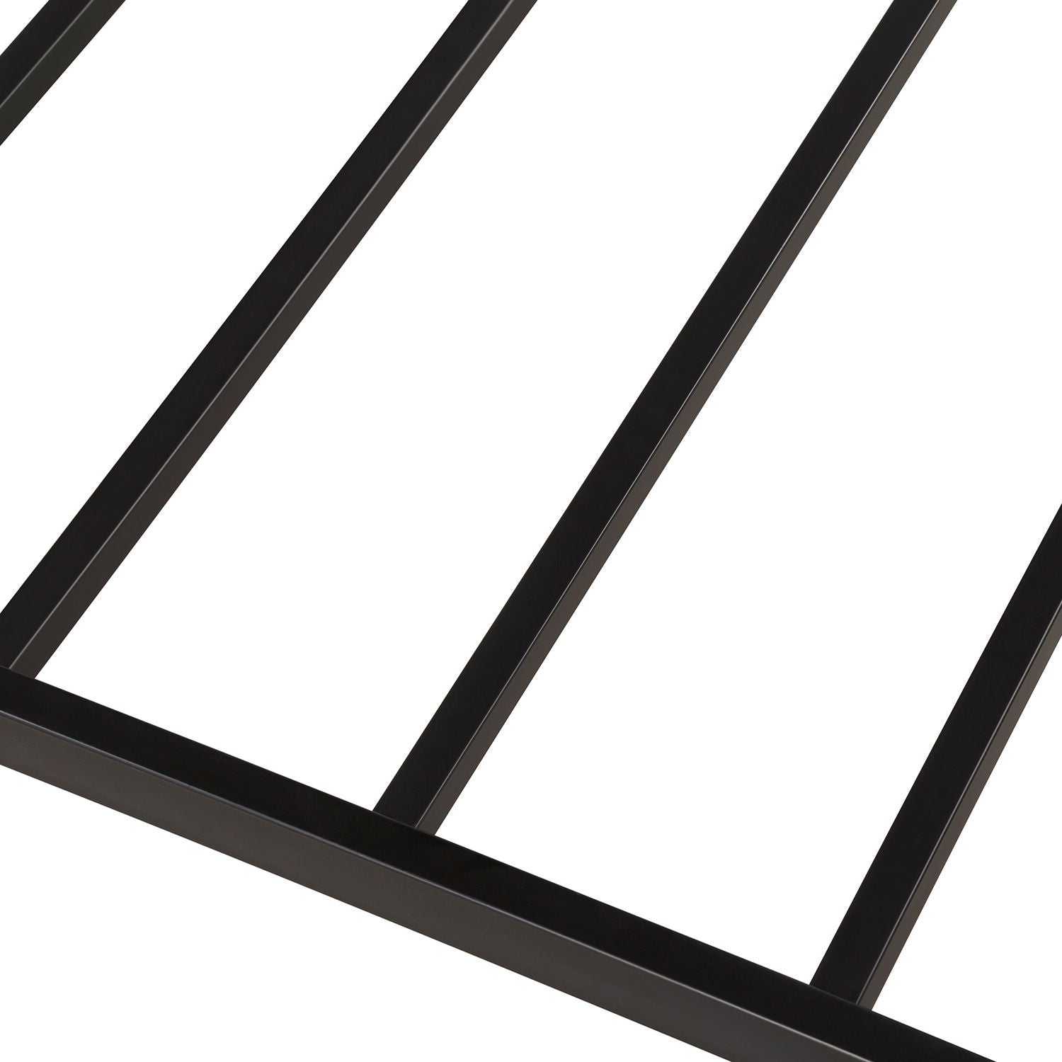 Twin Size Daybed Platform Bed Frame With Trundle Built In Casters - Black