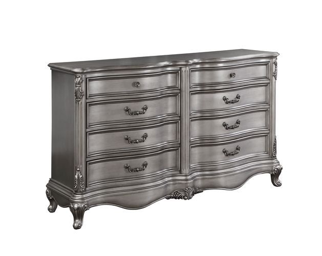 ACME Ausonia - Dresser - Antique Platinum - Finish | Meri Furniture