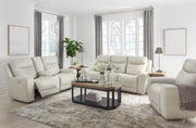 Signature Design by Ashley® Mindanao - Coconut - 3 Pc. - Power Reclining Sofa, Power Reclining Loveseat With Console, Power Recliner | Meri Furniture