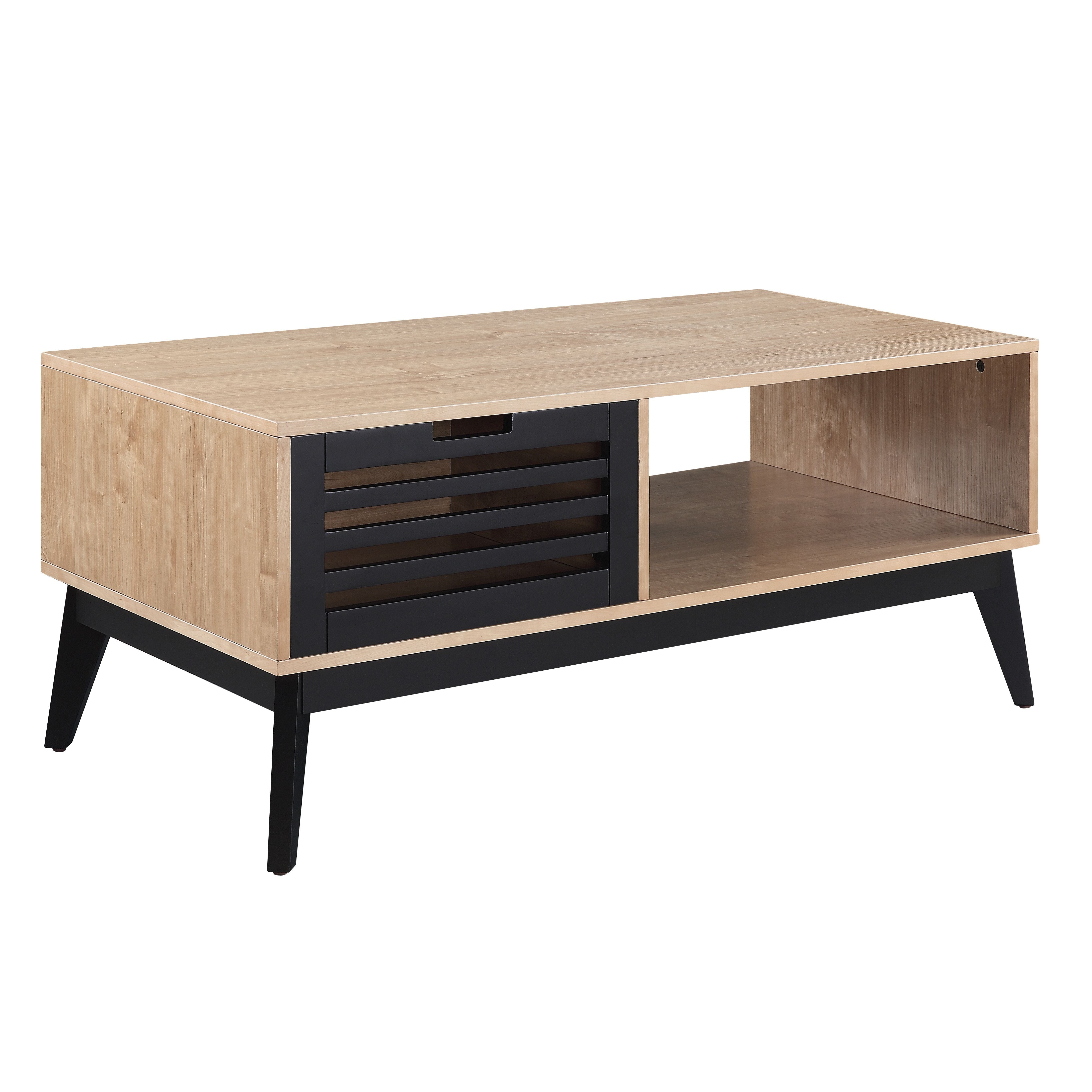 ACME Gamaliel - Coffee Table - Oak & Espresso Finish | Meri Furniture