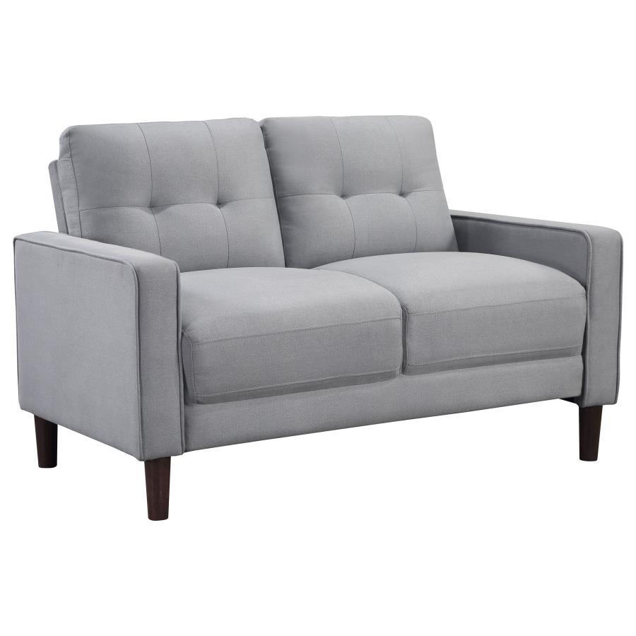Coaster Fine Furniture Bowen - Upholstered Track Arm Tufted Loveseat | Meri Furniture