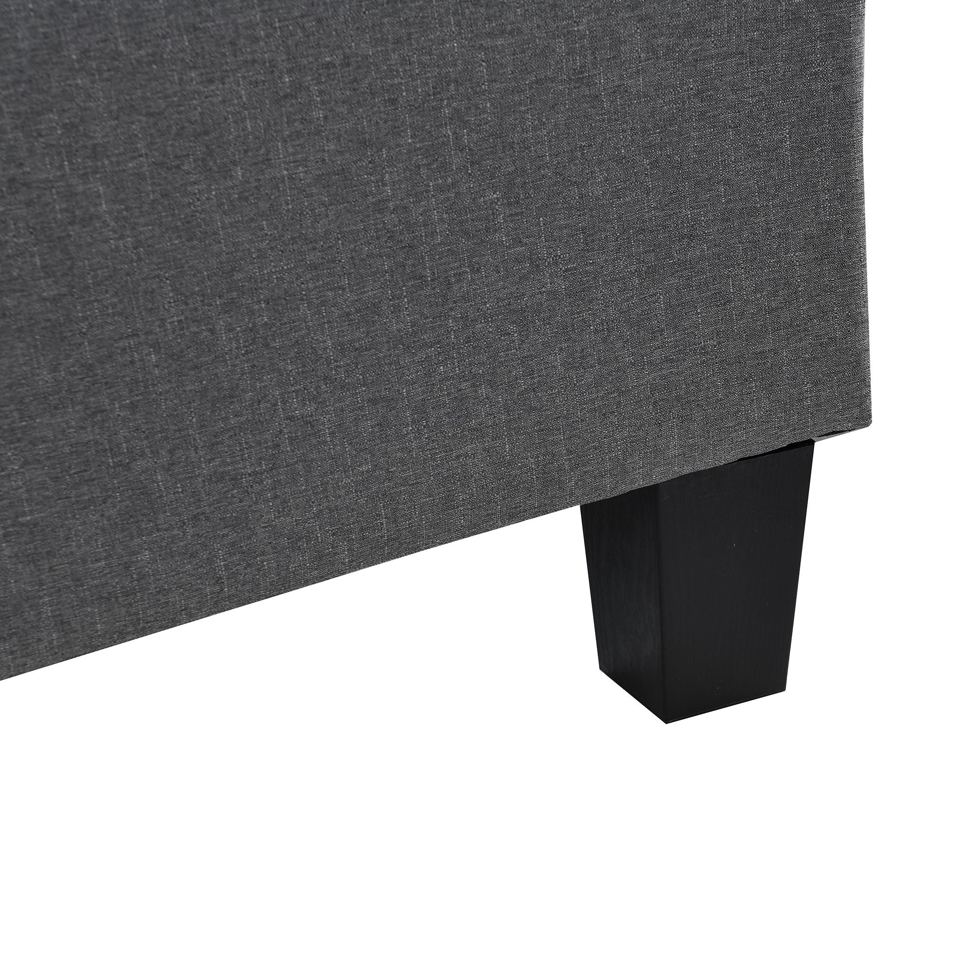 Modern Sectional Sofa Set With L Shape Chaise Lounge, Cup Holder, 4 Seat - Gray