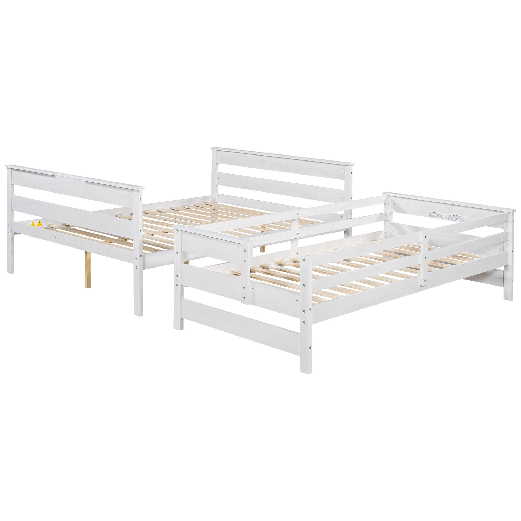 Detachable Design Bunk Bed With Ladder