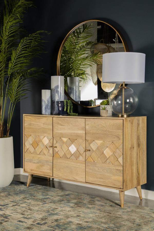 Coaster Fine Furniture Alyssum - Mango Wood Accent Cabinet | Meri Furniture