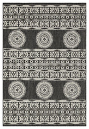 Sunshine - 5'3" X 7'3" Indoor, Outdoor Area Rug Polypropylene - Anthracite