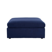 ACME Crosby - Ottoman - Blue Fabric | Meri Furniture