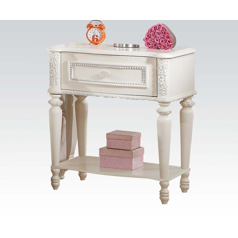 ACME Dorothy - Nightstand - Ivory | Meri Furniture