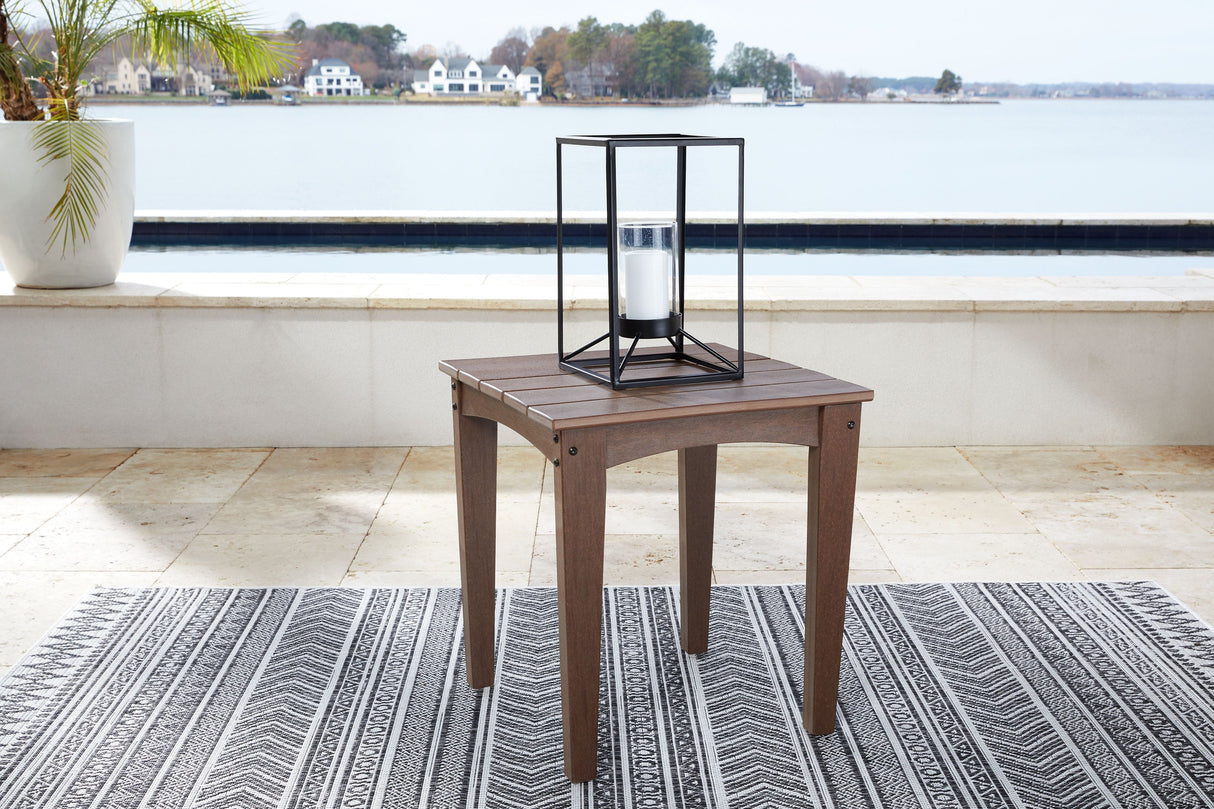 Emmeline - Brown - Square End Table