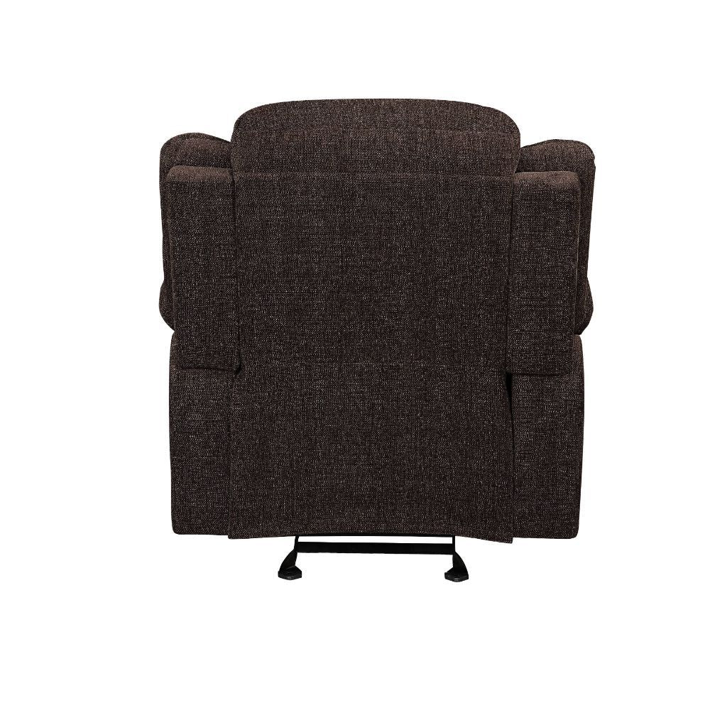 ACME Madden - Glider Recliner - Brown Chenille | Meri Furniture
