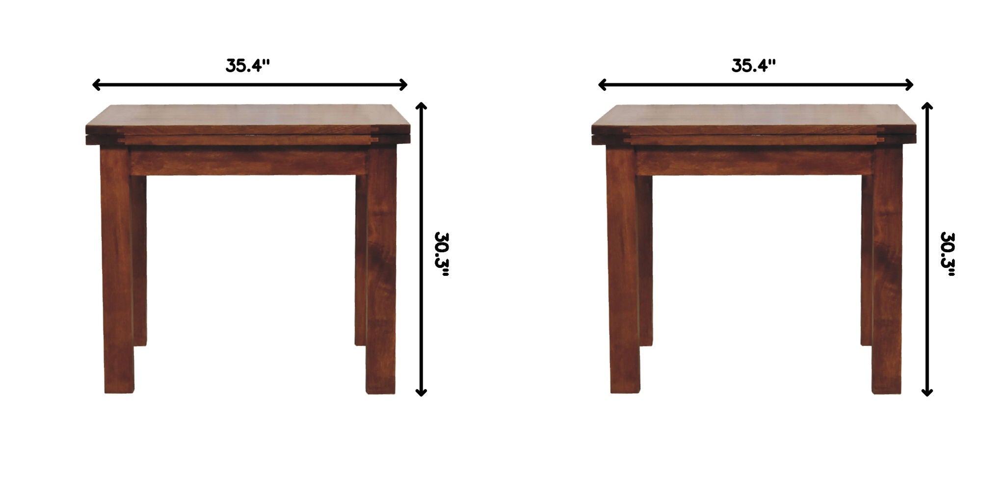 Butterfly Dining Table - Chestnut