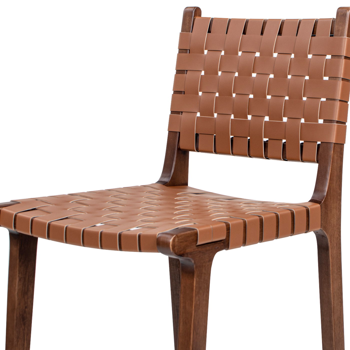 Andre - Counter Stool With Back - Pecan Brown