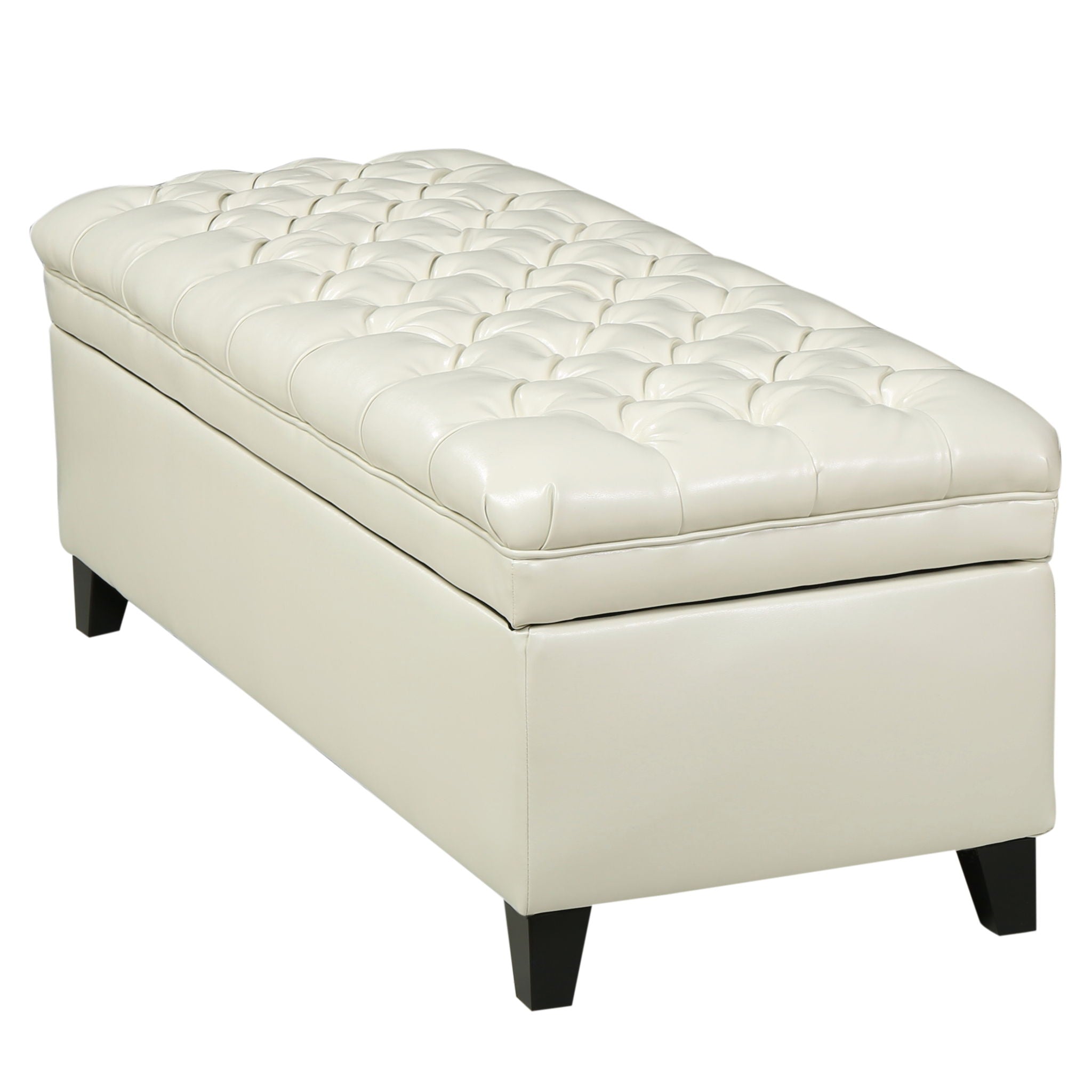 Juliana - Storage Ottoman With Birch Legs