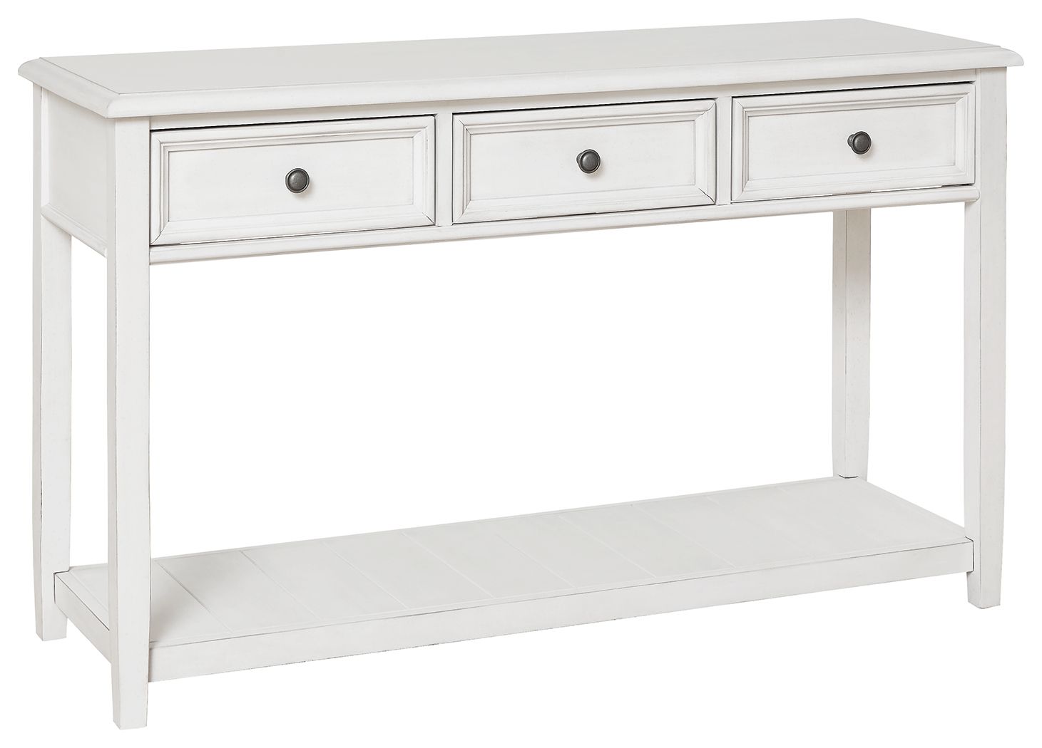 Signature Design by Ashley® Kanwyn - Whitewash - Sofa Table | Meri Furniture