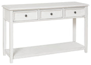 Signature Design by Ashley® Kanwyn - Whitewash - Sofa Table | Meri Furniture