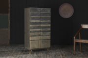 ACME Beretta - Wardrobe - Gray Stone & Ash Oak | Meri Furniture