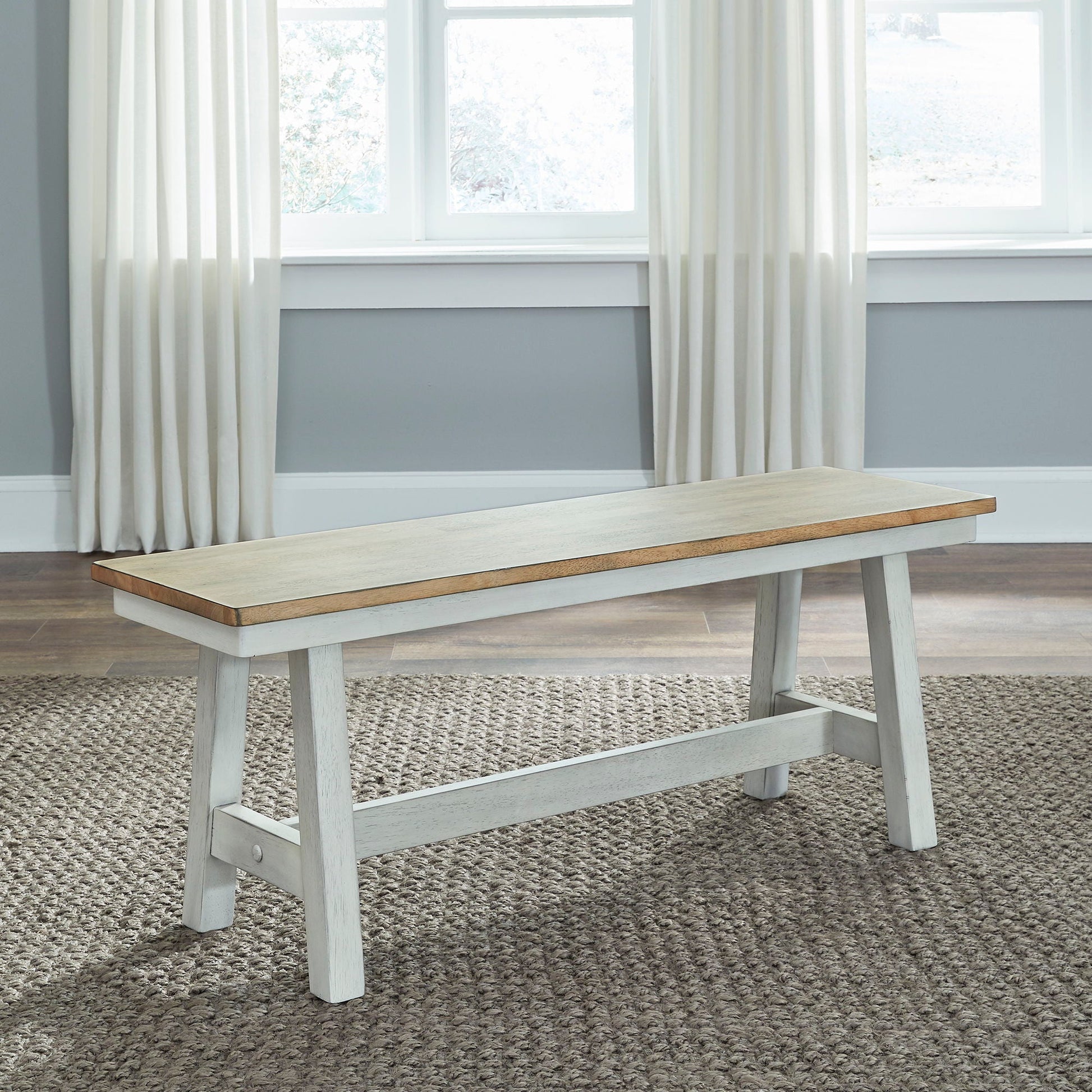 Liberty Furniture Lindsey Farm - Backless Bench | Meri Furniture