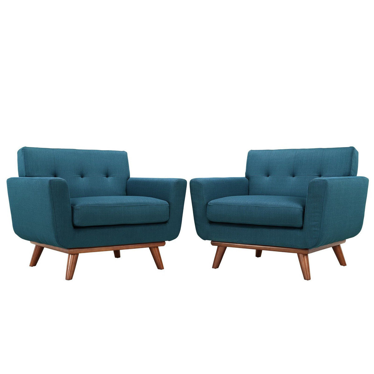 Engage Wood Armchair Set of 2 by Modway