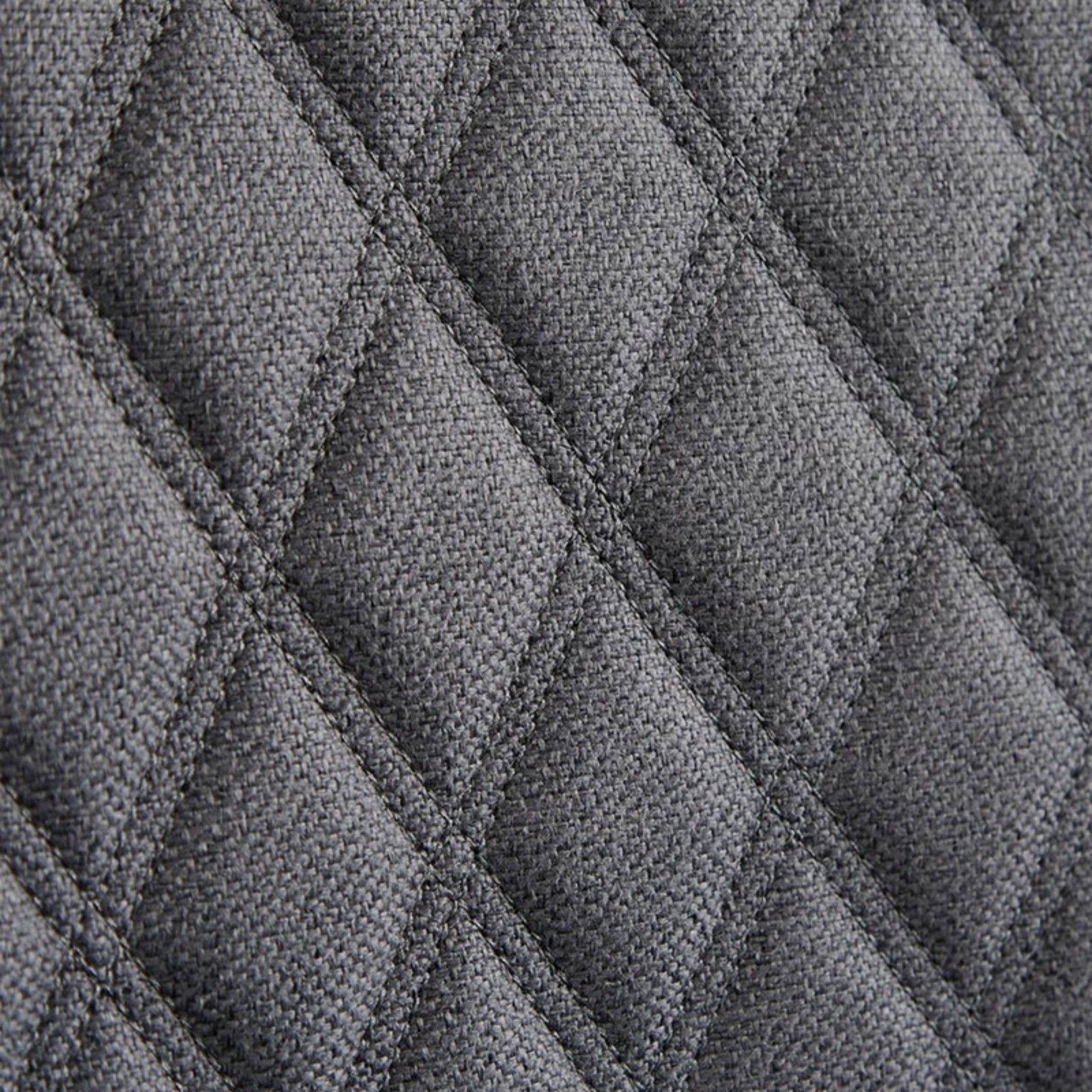 Heston - Accent Chair With Quilted Back And Nailheads - Gray
