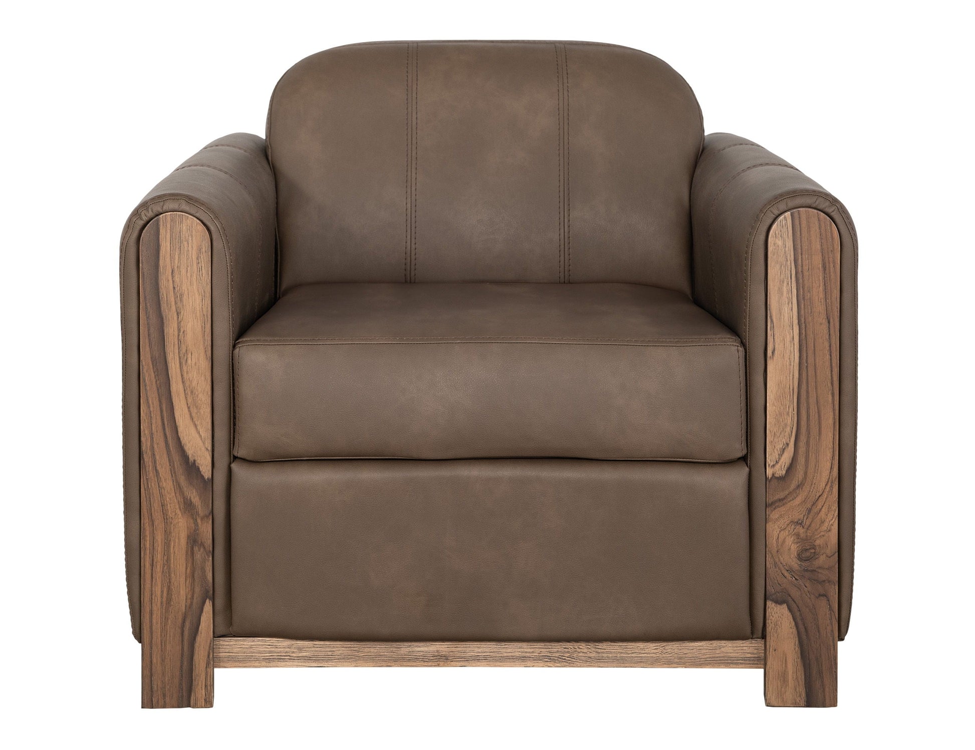 International Furniture Direct Balam - Armchair - Brown | Meri Furniture