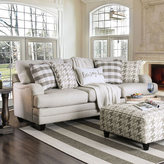Furniture of America Christine - Sofa - Light Gray | Meri Furniture
