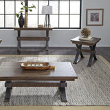 Liberty Furniture Sonoma Road - 3 Piece Set (1 Cocktail 2 End Tables) - Light Brown | Meri Furniture