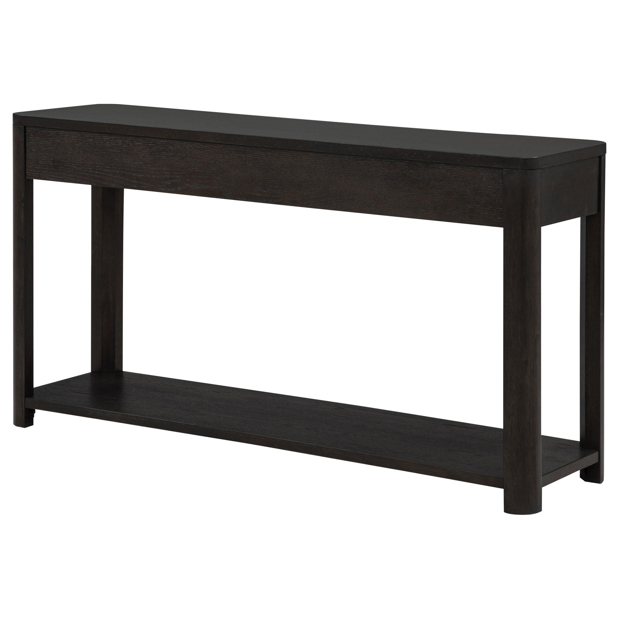 Marcelo Sofa Console Table with 2 Drawers and Shelf Coffee