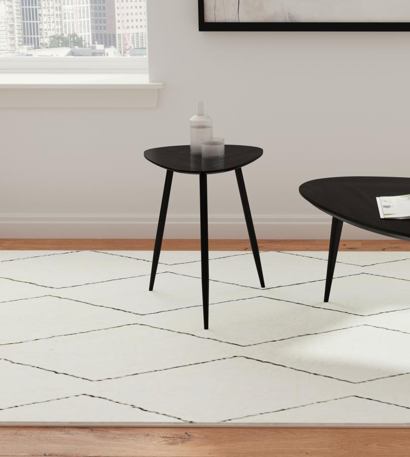 Coaster Fine Furniture Odessa - Triangular Solid Wood Coffee Table | Meri Furniture