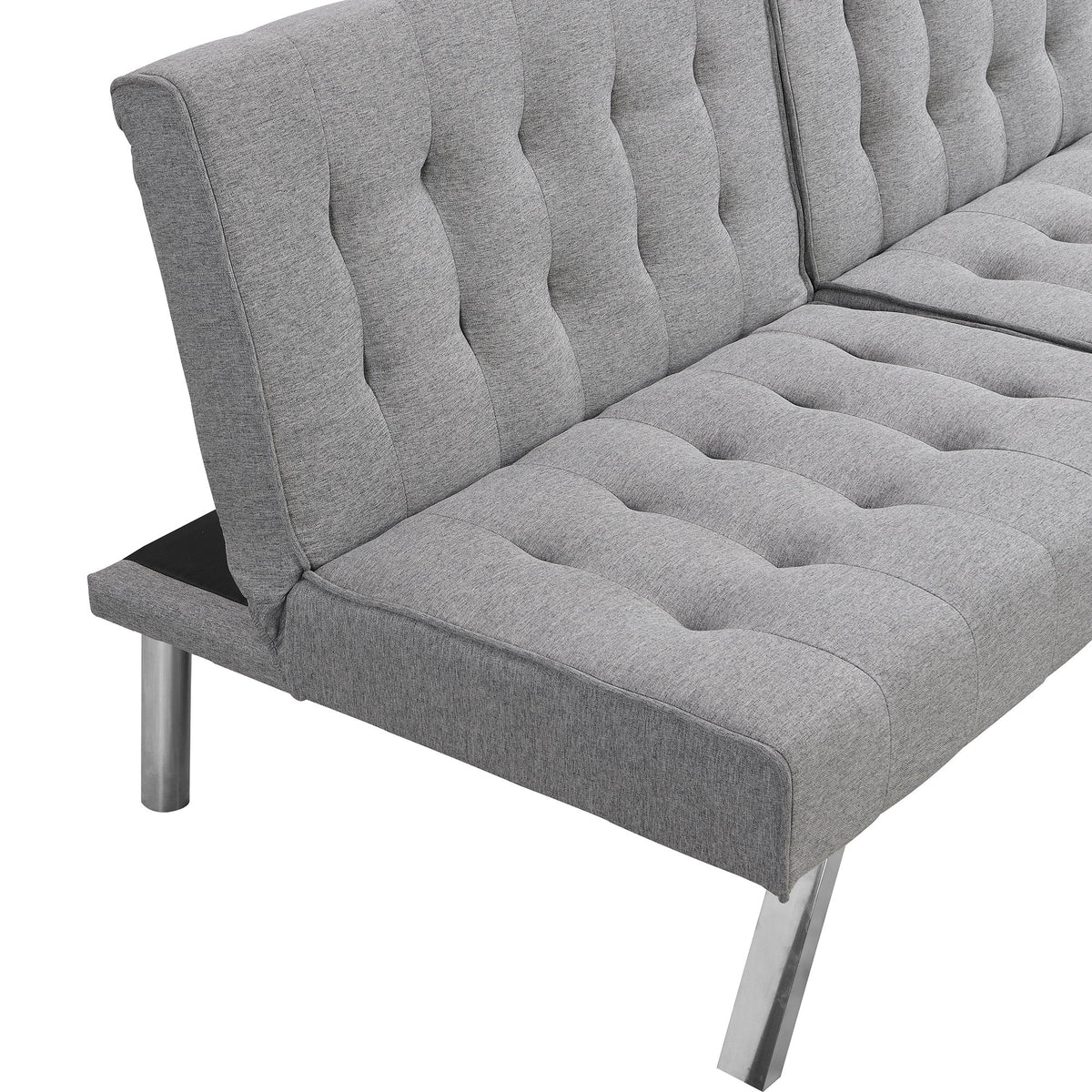 Comfortable Futon Sofa Bed - Gray